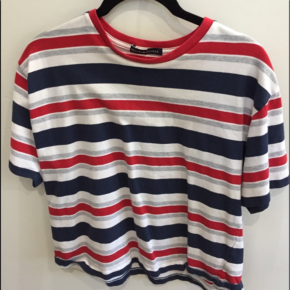 super cute and comfy brandy melville striped top!